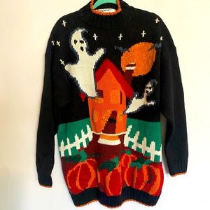 Vintage Halloween sweater. Brand Golden Touch. Size 24w/44
